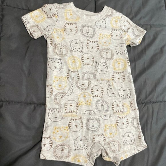 Jungle Cat Baby Romper - Picture 1 of 4